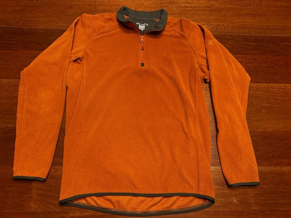 Arcteryx Quarter Zip Pullover Copper Brown